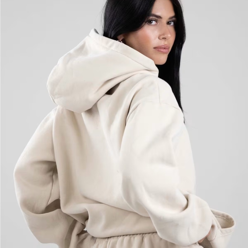 Comfrt Signature Hoodie in Bone - Picture 6 of 7